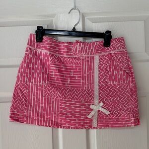 Lilly Pulitzer Pink Mini Skirt